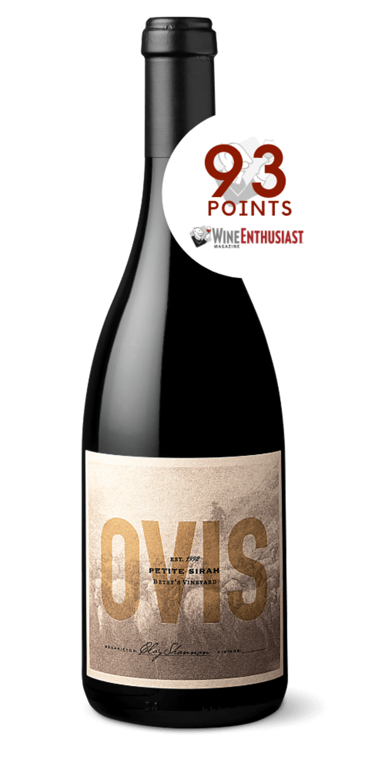 Last Chance Petit Sirah, Ovis, Shannon Family of Wines, CA, 2016