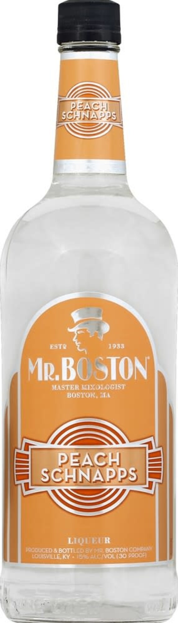 Cordials/Liqueurs Cordial, Mr. Boston Peach Schnapps, 1L