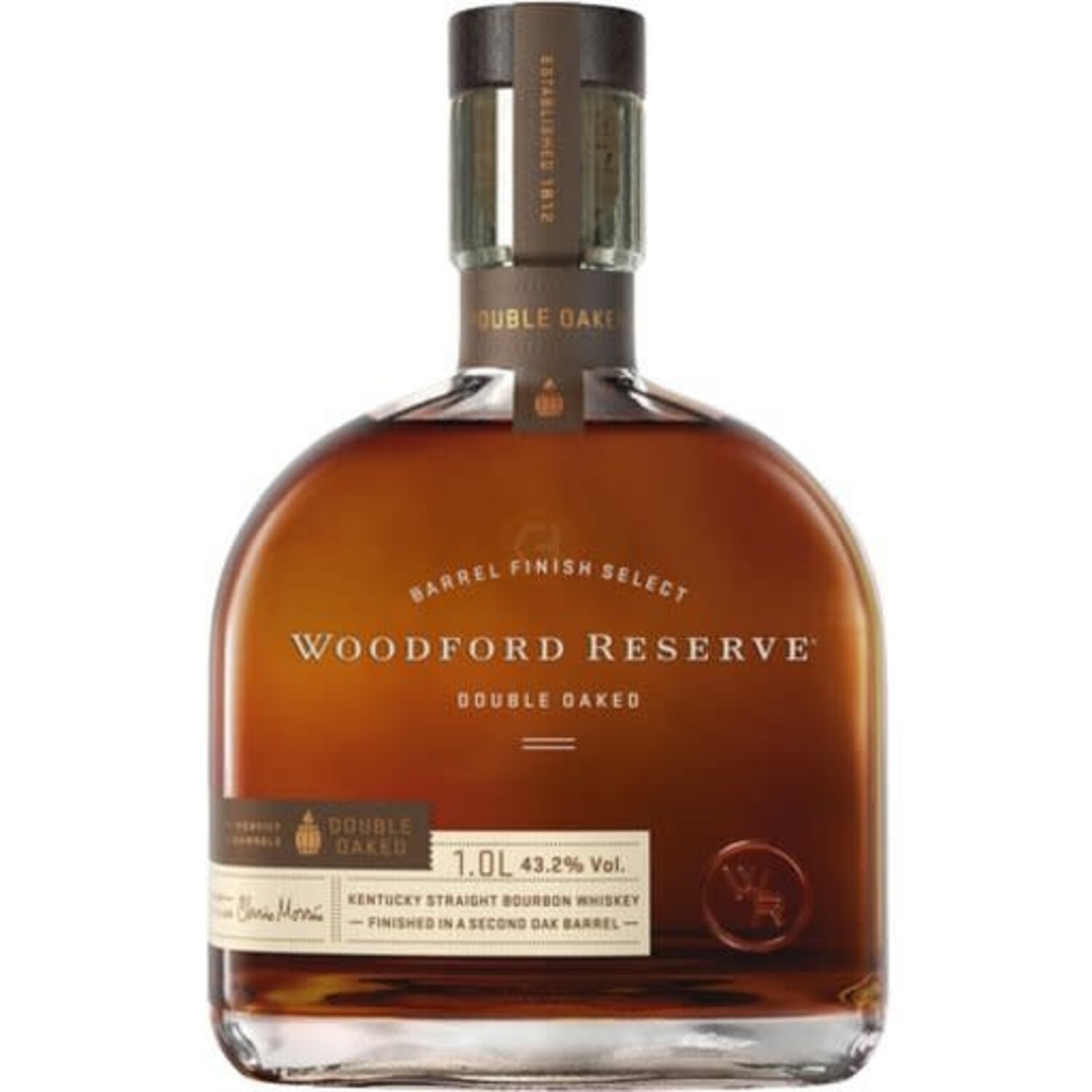 WOODFORD RESERVE DOUBLE OAKED 1L 箱付き Bourbon, Woodford Reserve 