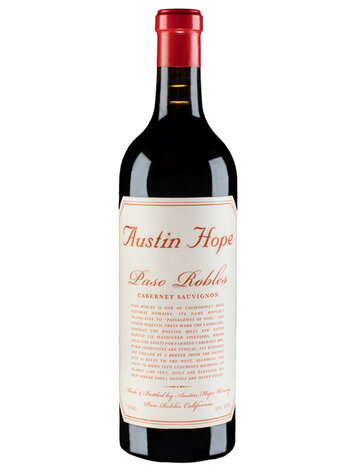 Cabernet Sauvignon Cabernet Sauvignon, Austin Hope, Paso Robles, CA, 2021