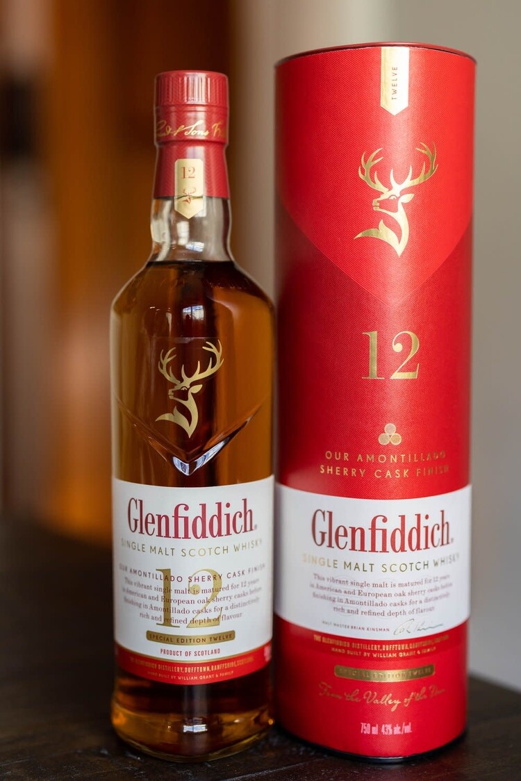 Scotch Scotch, "Sherry Cask" Glenfiddich, 12 Year, 750ml