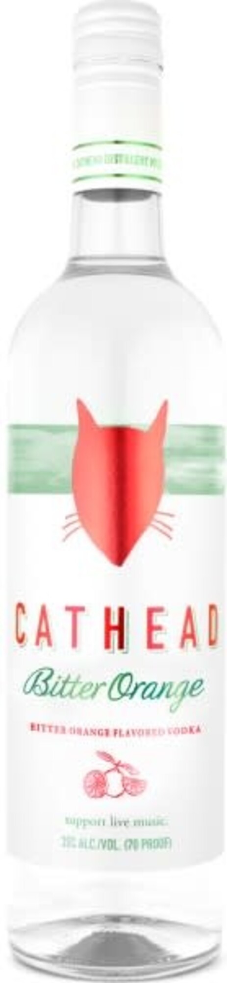 Last Chance Vodka, Cathead Bitter Orange, 1L