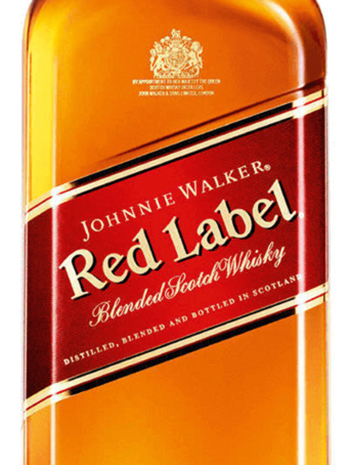 JOHNNIE WALKER - RED LABEL Scottish Whisky / Whiskey