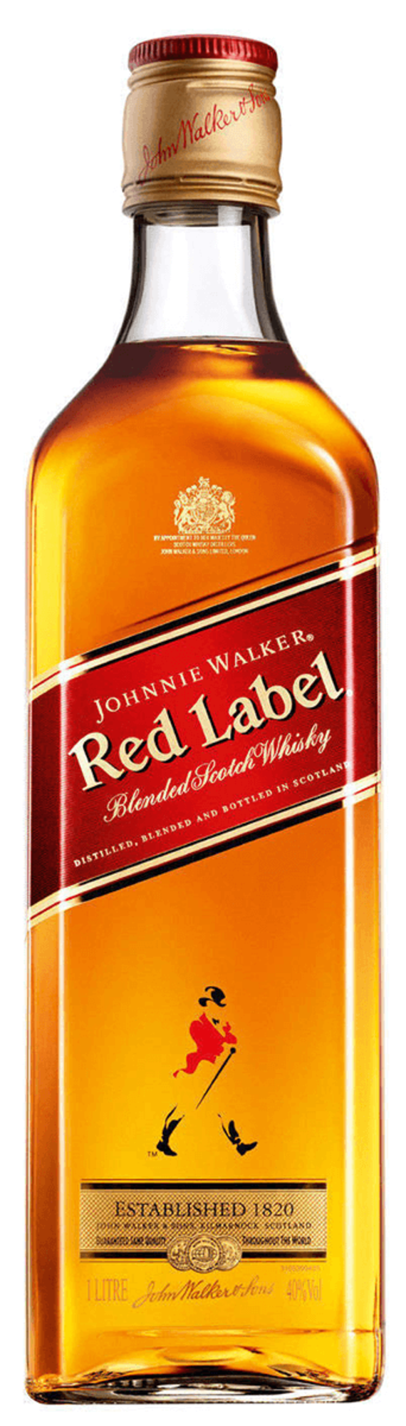 Scotch Scotch "Red Label",  Johnnie Walker, 1L