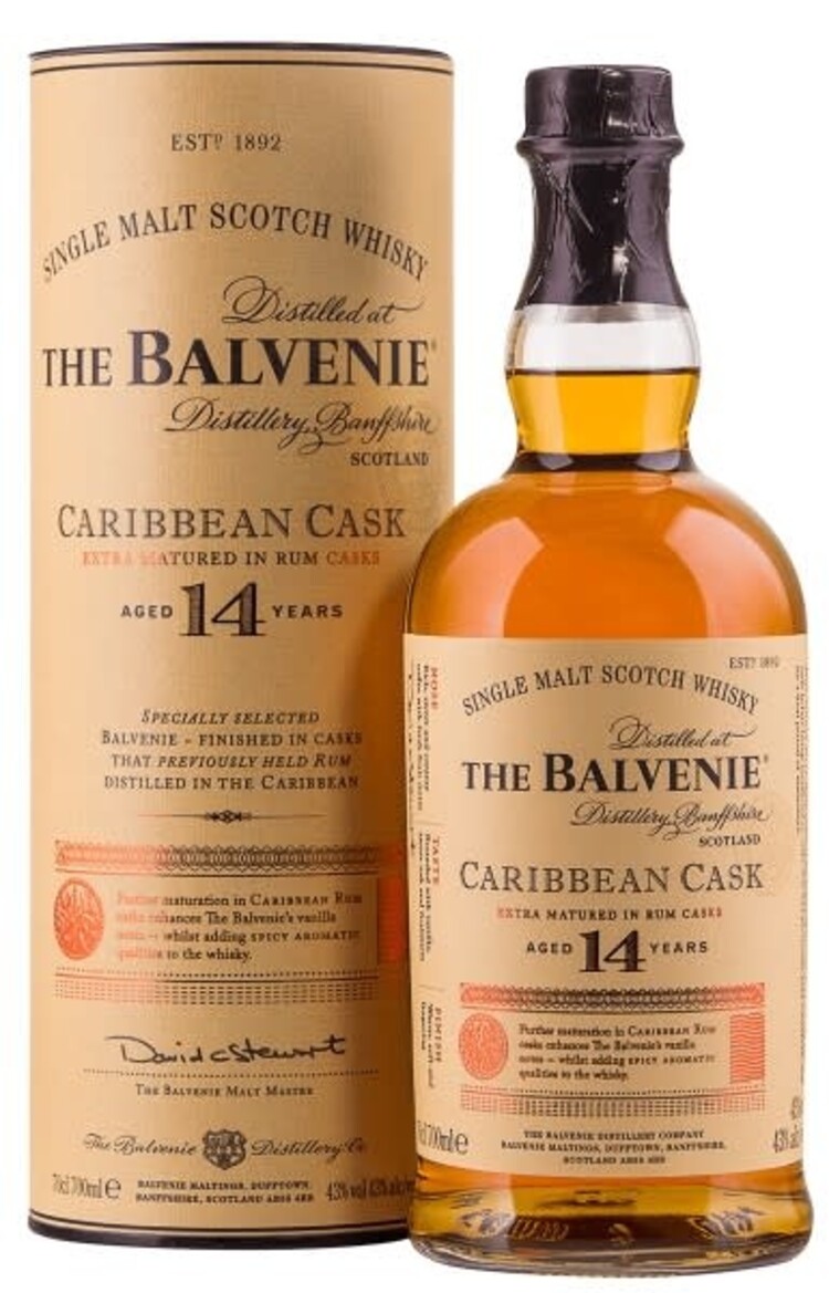 Scotch Scotch, "Carribean Cask 14yr" Balvenie, 750mL