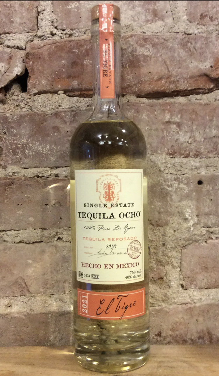 Tequila Tequila "Reposado Capulin Estate 2025" , Tequila Ocho, 750mL