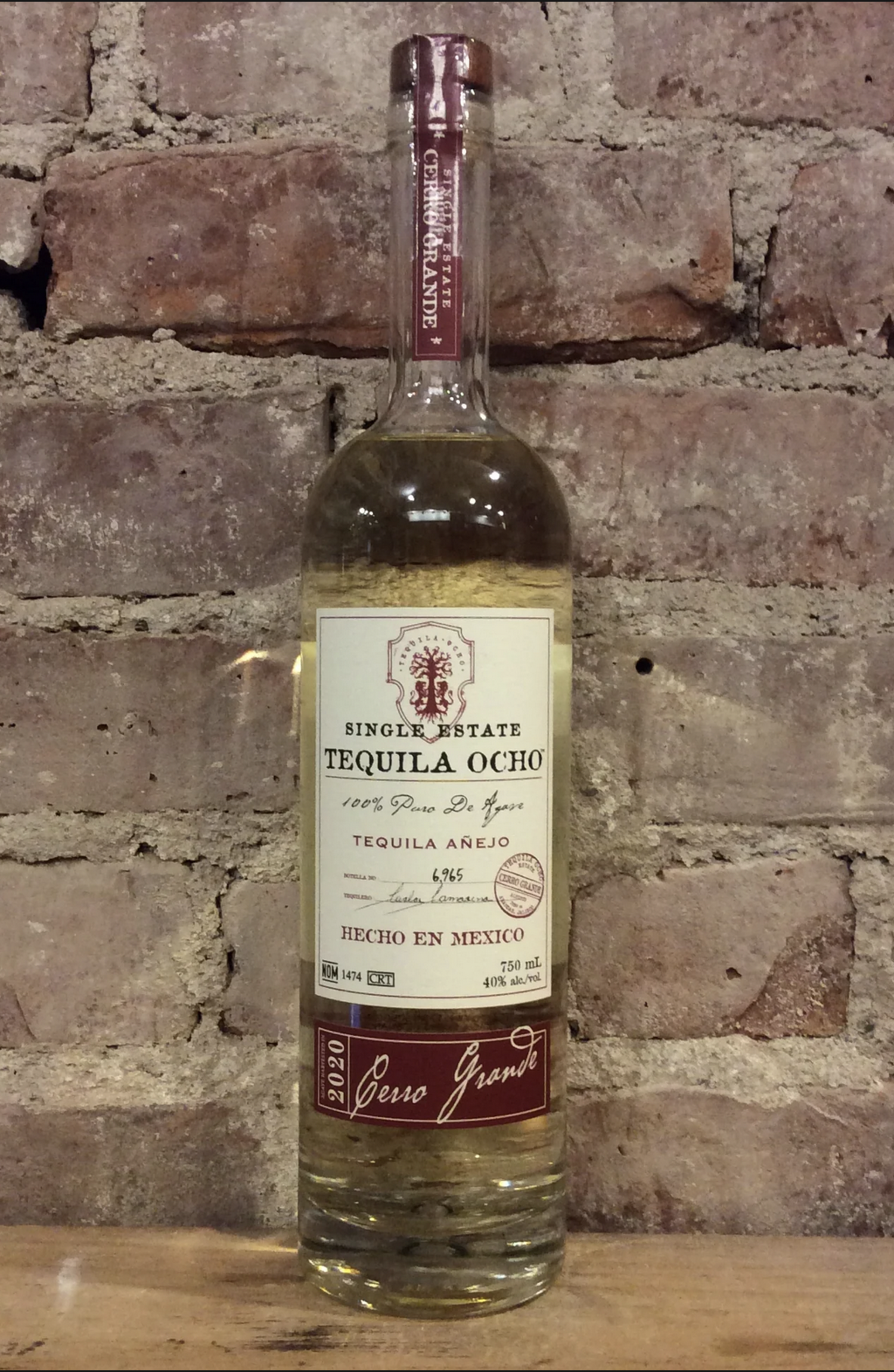 Tequila Ocho Añejo 750ml 2本セット Tequila Ocho Añejo 750ml