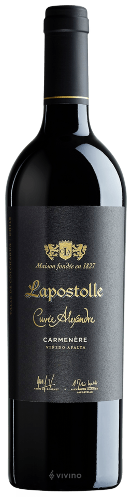 Carmenere Carménère "Cuvée Alexandre" Lapostolle Wines, Apalta, CL, 2022 (Bournet-Lapostolle Family)