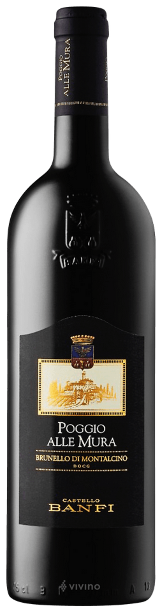 Sangiovese Brunello di Montalcino DOCG "Poggio Alle Mura", Castello Banfi, Toscana, IT, 2018