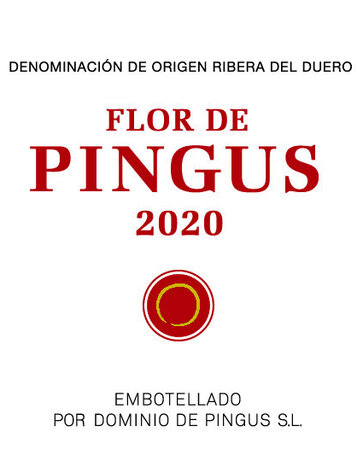 Tempranillo Tempranillo "Flor de Pingus" Dominio de Pingus, Ribera del Duero, SP, 2020