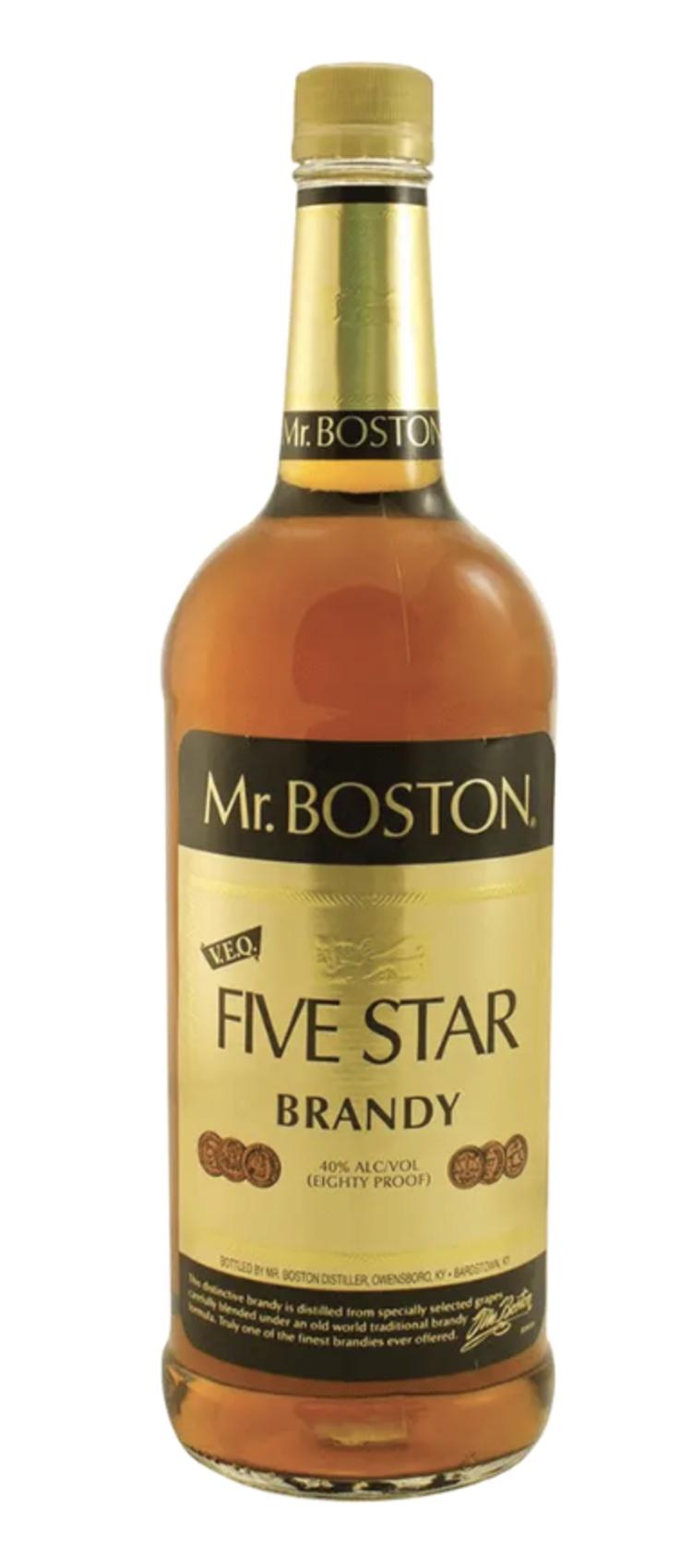 Brandy/Cognac Brandy, Mr. Boston 5 Star, 1L