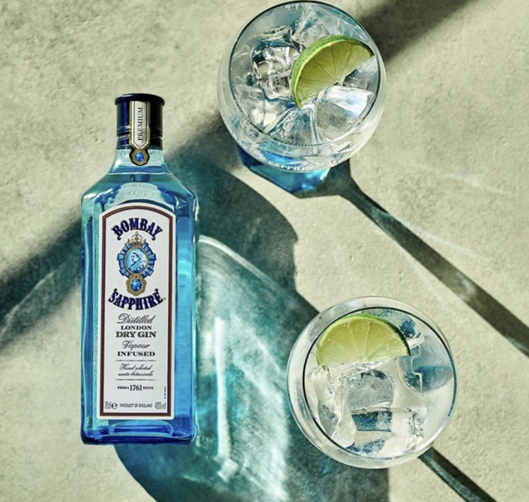 Gin Gin, Bombay Sapphire, 1L