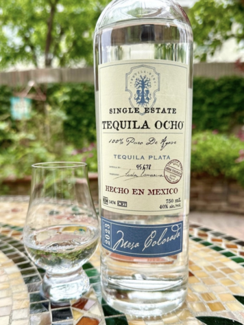 Tequila Tequila, "Plata Laguna Colorada" Tequila Ocho, 750mL