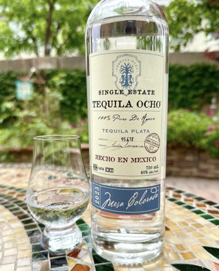 Tequila Tequila, "Plata La Mesa" Tequila Ocho, 750mL