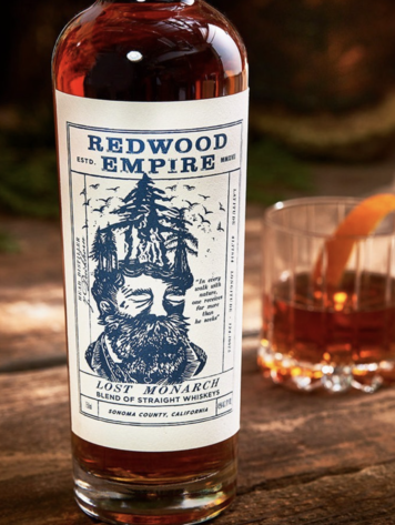Whiskey Whiskey, "Lost Monarch" Redwood Empire, 750mL