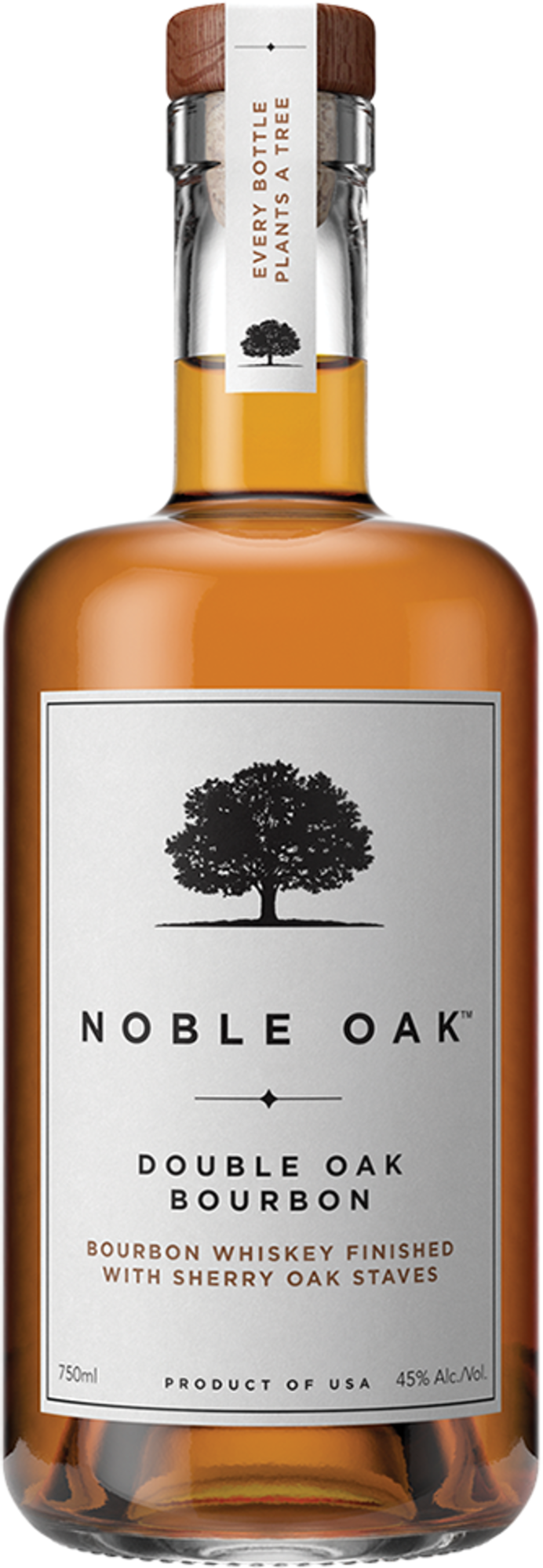 Bourbon Bourbon, "Double Oak" Noble Oak, 750mL