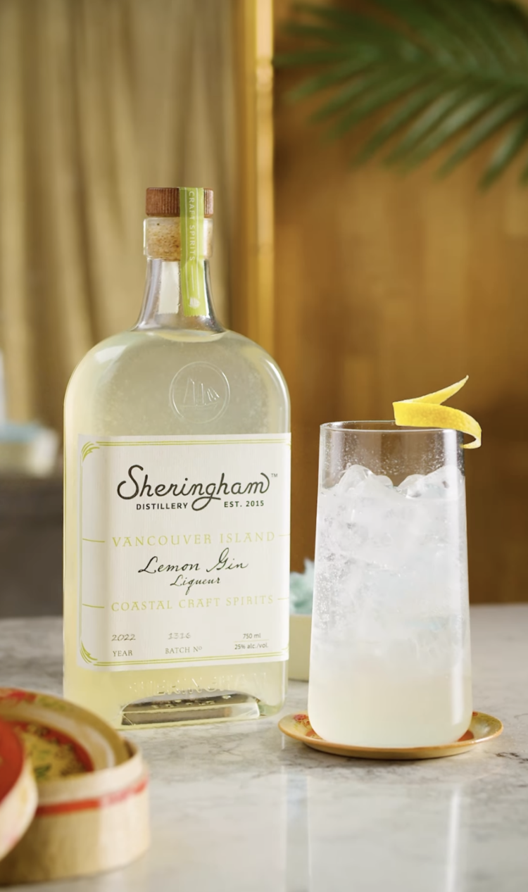 Cordials/Liqueurs Gin Liqueur, Sheringham "Fresh Lemon", CA, 750mL