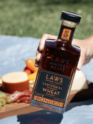 Bourbon Bourbon "Batch #4 Bonded" Centennial Straight Wheat, A.D. Laws, 750mL