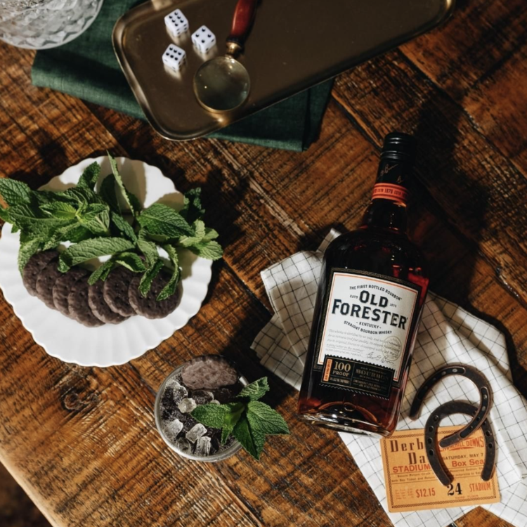 Bourbon Bourbon, "100 proof" Old Forester, 1L