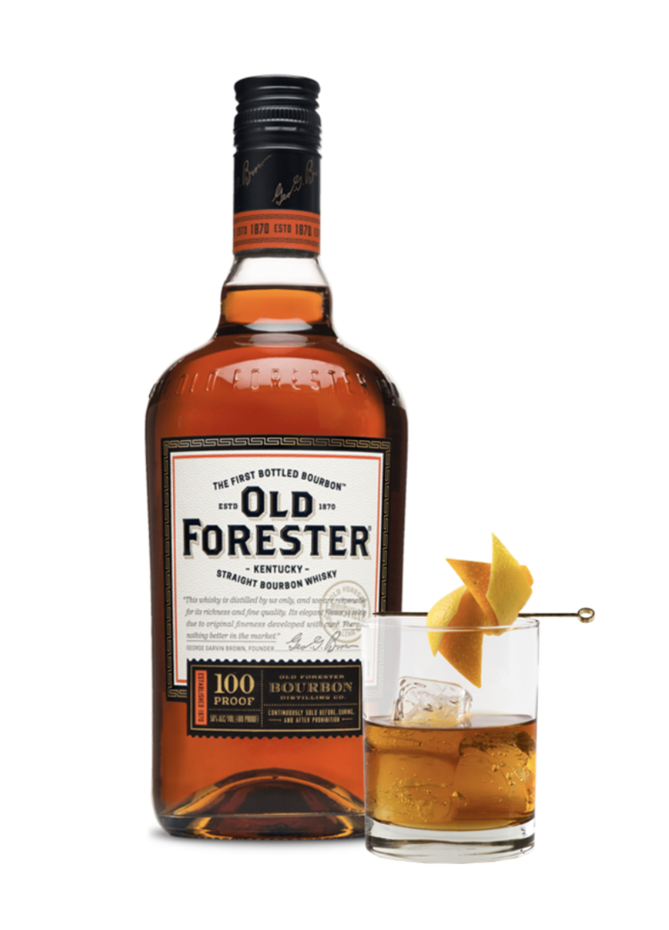 Bourbon Bourbon, "100 proof" Old Forester, 1L