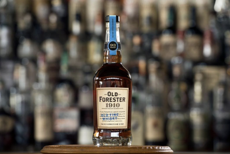 Bourbon Bourbon, "1910 Old Fine Whisky" Old Forester, 750mL