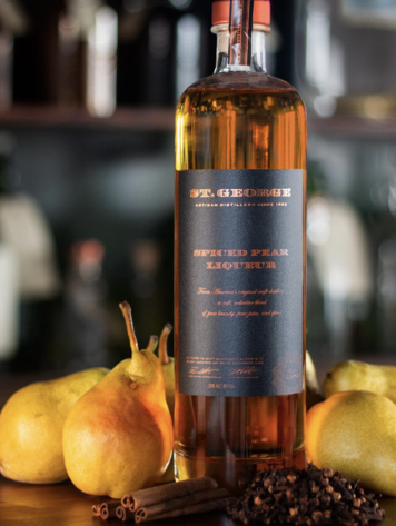 Cordials/Liqueurs Liqueur, Spiced Pear, St. George, 750mL