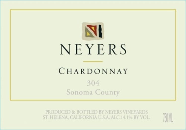 Chardonnay Chardonnay “304”, Neyers Vineyards, Sonoma County, CA, 2023