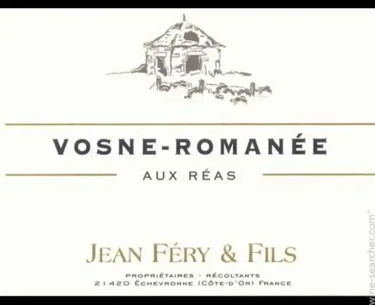 Burgundy Vosne-Romanée "Aux Réas", Domaine Jean Féry & Fils, FR, 2020 (Jean-Louis Féry)
