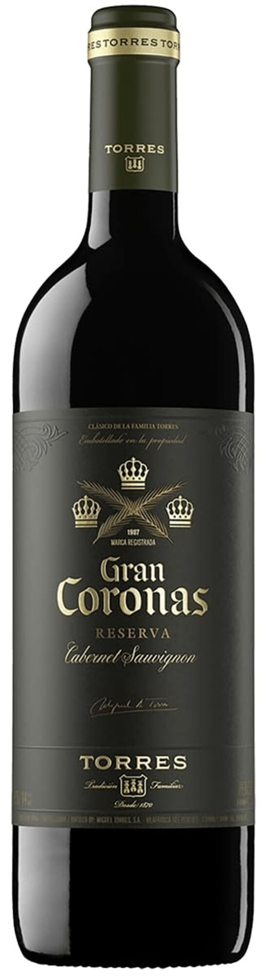 Cabernet Sauvignon Cabernet Sauvignon "Gran Coronas Reserva", Familia Torres, Terra Alta, ES, 2021