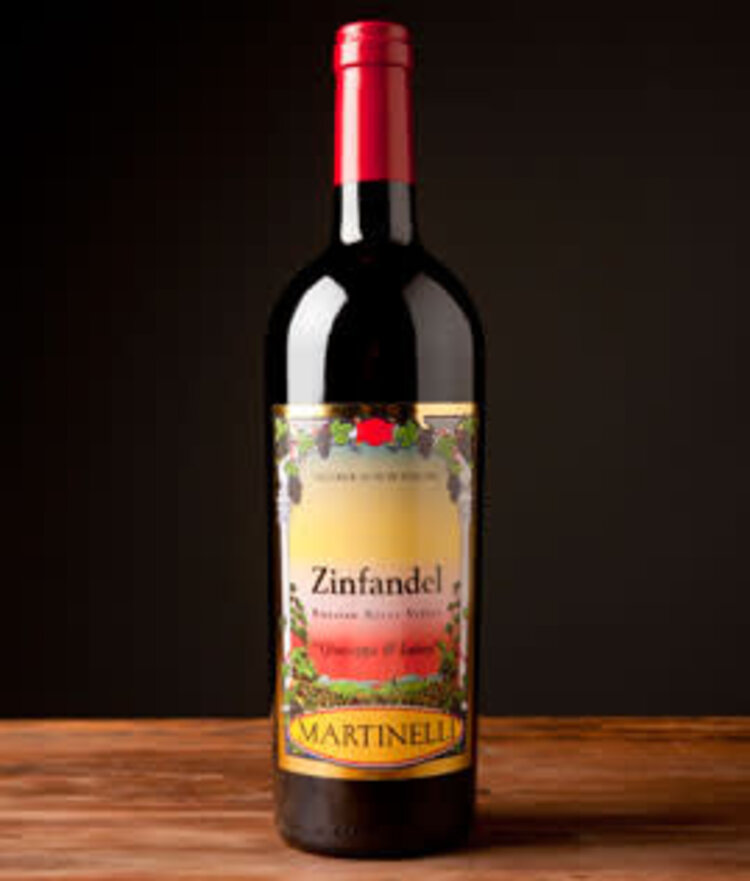 Zinfandel 3Zinfandel “Giuseppe & Luisa”, Martinelli Winery, Russian River Valley, CA, 2023
