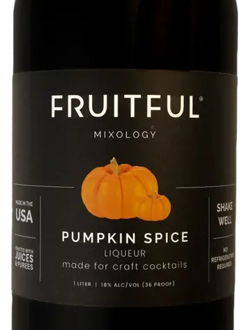 Mixer Mixers, "Pumpkin Spice" Fruitful Mixers, 1L