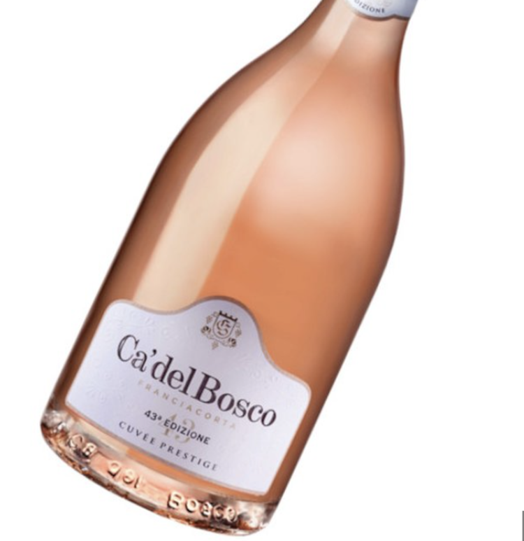 Sparkling Rosé Franciacorta Rose, "Cuvee Prestige" Ca'del Bosco, IT, NV