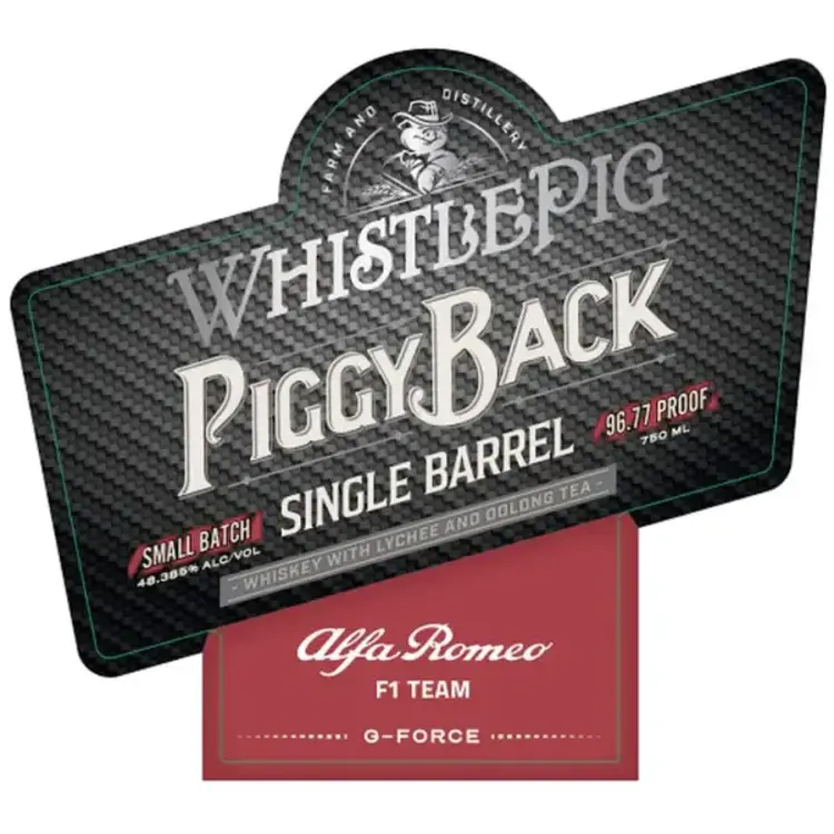 Rye Rye "PiggyBack Legend Series Alfa Romeo", Whistlepig, 750mL