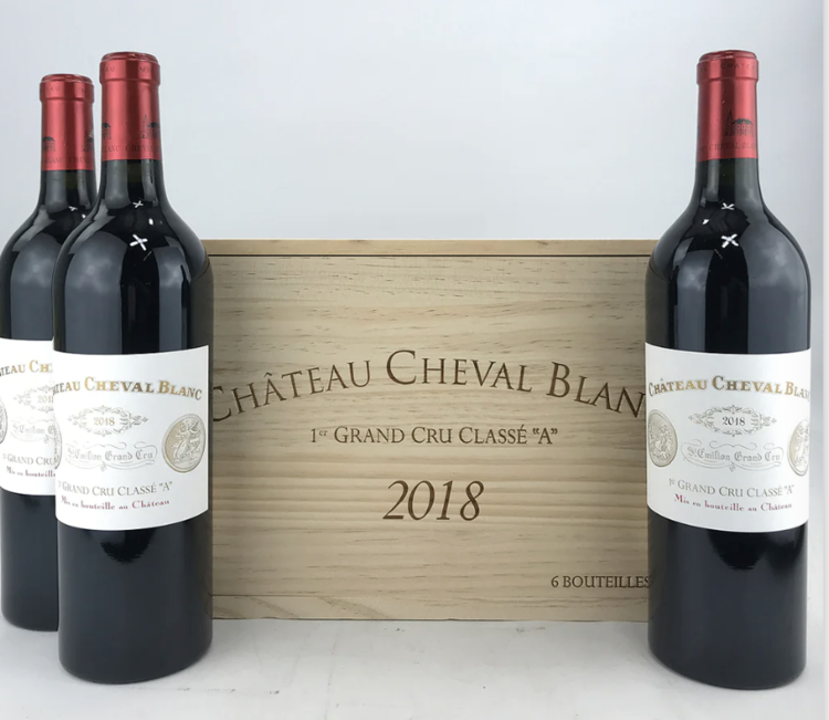 Bordeaux Château Cheval Blanc, 1er Grand Cru Classé "A", Saint-Émilion, FR, 2018