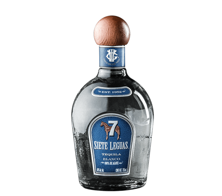 Tequila Tequila, "Blanco" Siete Leguas, 750mL