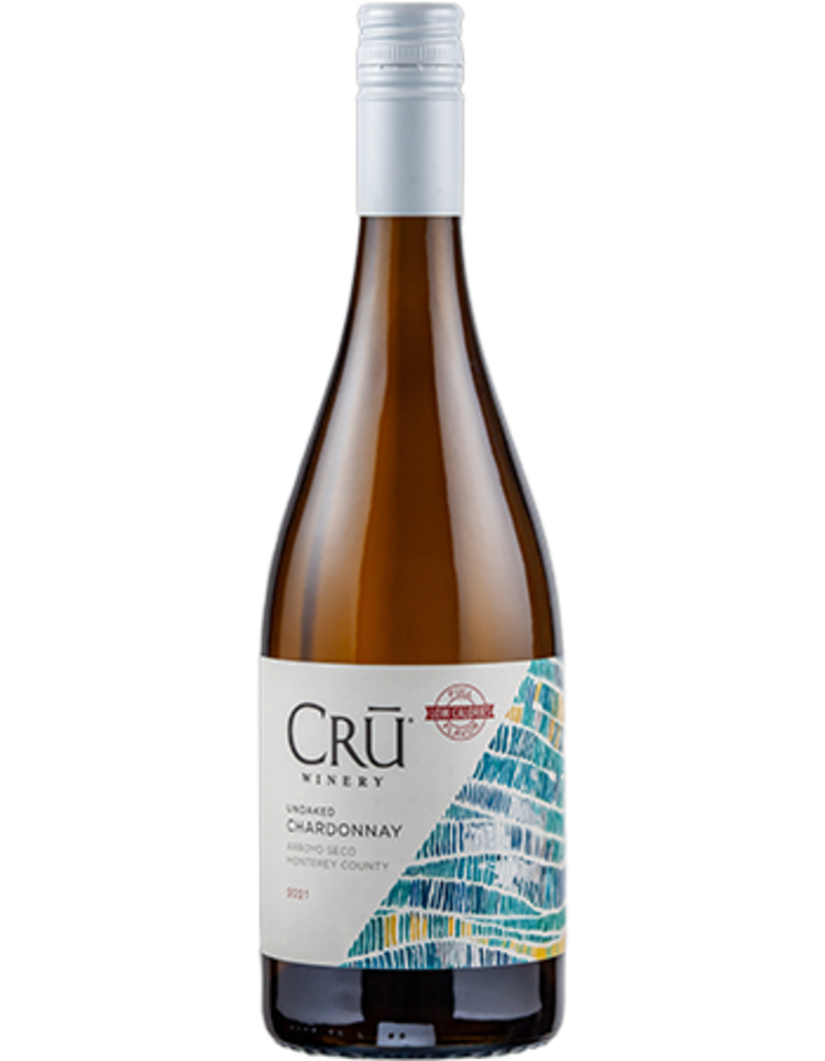 Chardonnay Chardonnay "Unoaked", Crū Winery, Arroyo Seco, CA, 2021