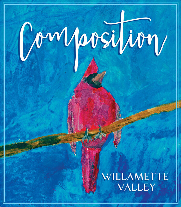 Chardonnay Chardonnay, Composition, Willamette Valley, OR, 2021 (Bertrand de Villaine)