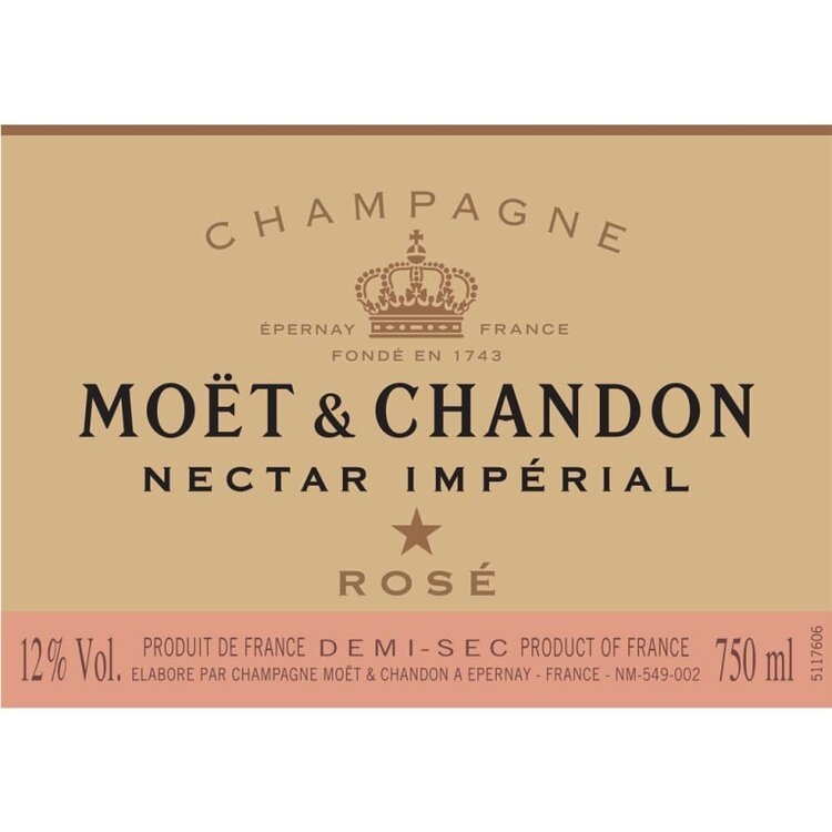 Rosé Champagne Champagne “Nectar Rosé”, Moet & Chandon, FR, NV