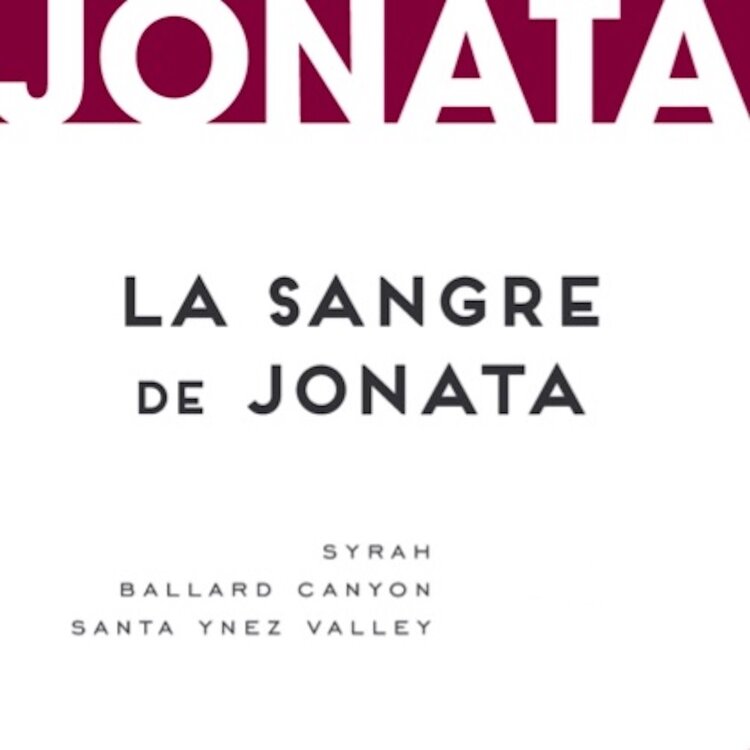Shiraz/Syrah Syrah "La Sangre de Jonata", Jonata, Santa Ynez Valley, CA, 2020