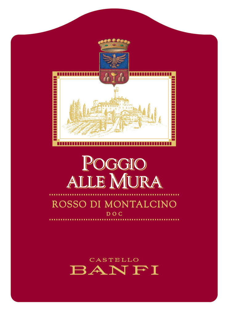 Sangiovese Rosso di Montalcino "Poggio Alle Mura", Castello Banfi, DOCG, IT, 2021  (Mariani Family)