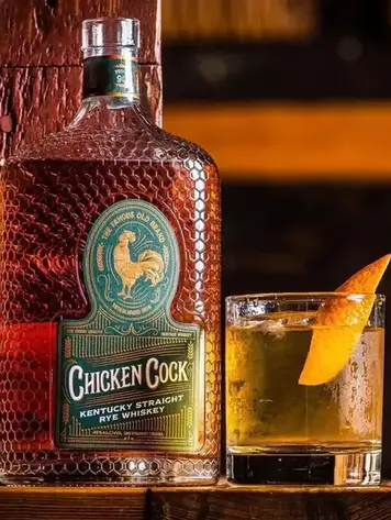 Rye Straight Rye, Chicken Cock, 750mL