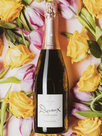 Rosé Champagne Champagne "Cuvée Rosée" Veuve A. Devaux, FR, NV