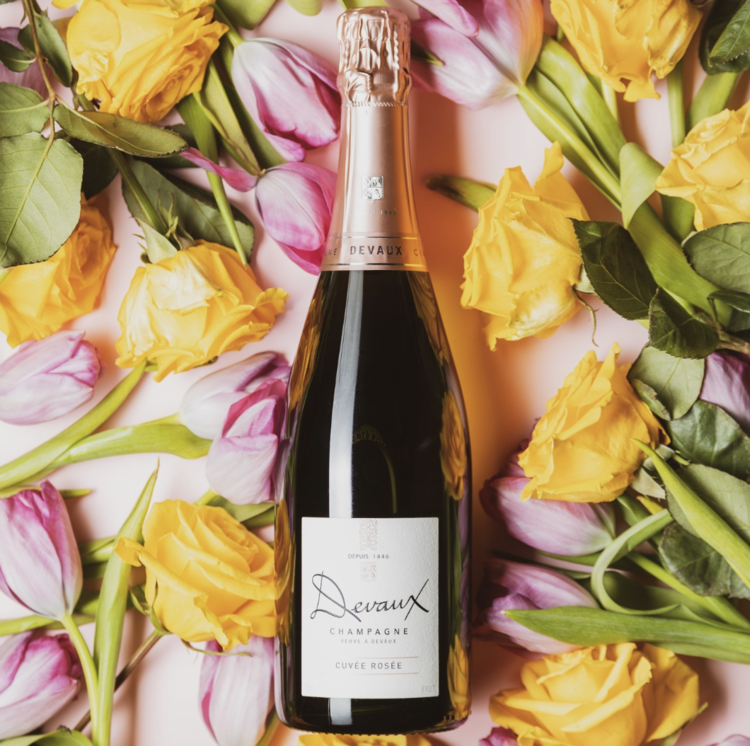 Rosé Champagne Champagne "Cuvée Rosée" Veuve A. Devaux, FR, NV