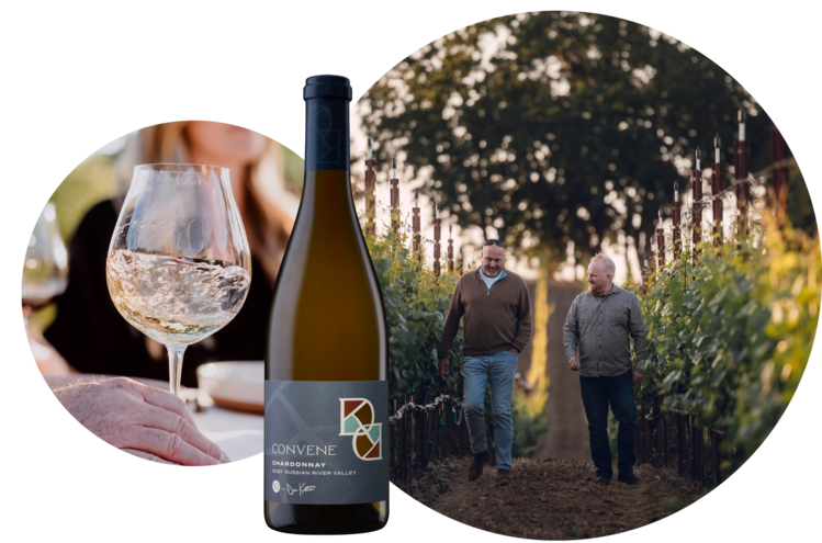Chardonnay Chardonnay, Convene by Dan Kosta, Russian River Valley, CA, 2021