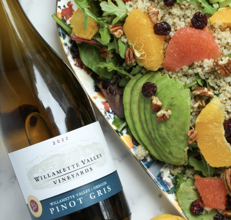 Pinot Grigio/Pinot Gris Pinot Gris, Willamette Valley Vineyards, Willamette, OR, 2023