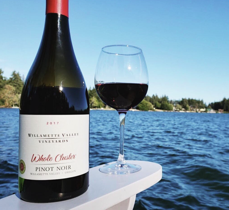 Pinot Noir Pinot Noir "Whole Cluster", Willamette Valley Vineyards, Willamette, OR, 2023