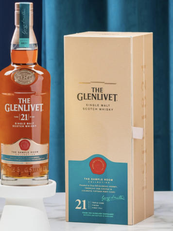 Scotch Scotch, "21yr The Sample Room Collection" Glenlivet 750mL