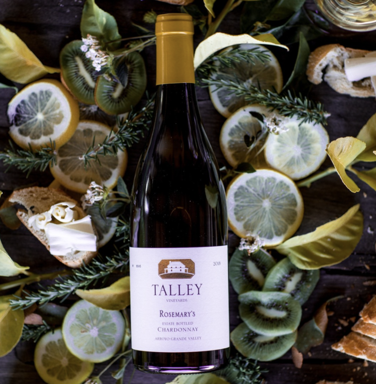 Chardonnay Chardonnay “Rosemary Est, Talley, Arroyo Valley, CA, 2018