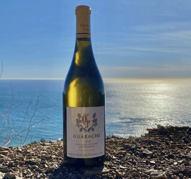 Chardonnay Chardonnay "Sun Chase Vineyard", Guarachi, Petaluma Gap, Sonoma Coast, CA, 2018
