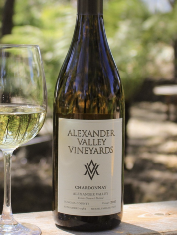 Chardonnay Chardonnay, Alexander Valley Vineyards, CA, 2022 (Wetzel family & Kevin Hall)